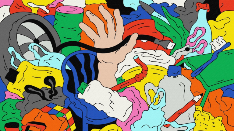 image montrant comment le plastique, un miracle technologique devenu encombrant